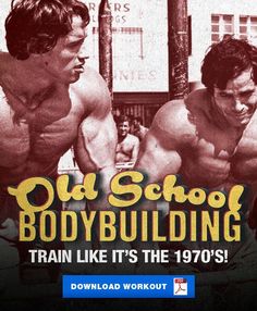 an advertisement for the bodybuilding training program