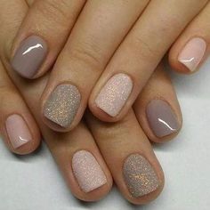 30+ New Ideas for neutral pedicure fall Ongles Beiges, Nails Grey, 2019 Nails, Gel Pedicure, Fall Manicure, Fall Nail Art Designs, Nude Nail Designs, Nail Art Designs Summer, Short Nails Art