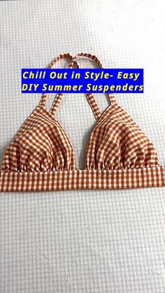 Girls Things, Diy Summer, Sewing Lessons, Summer Diy, Sewing For Beginners, Free Tutorial, Suspenders, Easy Sewing