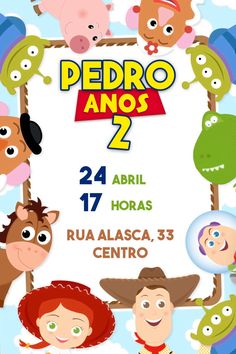 the poster for pepo's 2 is shown with many different characters in it