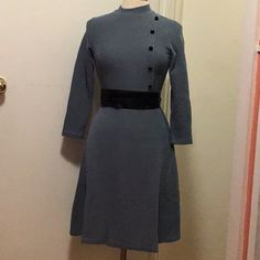 Dress Was Never Worn. Bought It Online And Didn’t Fit When I Received It. It Said It Was A Medium But It’s A Size Small. The Fabric Is A Ribbed Knit Polyester. Has A Mock Turtleneck, Long Sleeves And A Black Leather Wrap Around Belt. It Zips Up The Back . Very Disappointed That It Doesn’t Fit Really Pretty And Sophisticated Looking. Aline Dress, Mock Turtleneck, Leather Wraps, Wrap Around, Classy Outfits, Ribbed Knit, Zip Ups, Black Leather, Turtle Neck