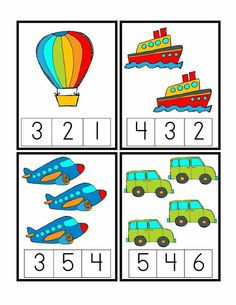 the worksheet is filled with numbers and pictures