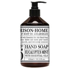 Cleansing. Refillable plastic bottle. Home and Body Company 22oz garrison home hand soap eucalyptus mint 21.5-fl oz Eucalyptus Mint Hand Soap | 21GHHSEM Eucalyptus Mint, Jack Daniels Whiskey Bottle, Plastic Bottle, Clean Hands, The Hand, Shop Home, Plastic Bottles, Whiskey Bottle, Vodka Bottle