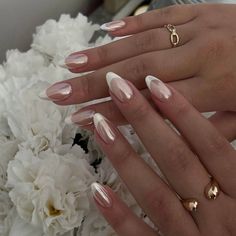 Unique Bridal Nails, Blushing Nails, Proposal Nails, Engagement Nails, Aesthetic Nail, Moon Nails, Chanel Collection, Pearl Nails, Bride Nails