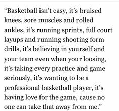 Basketball Players Quotes, Basketball Quotes Girls, Ball Quotes, Sports Quotes Basketball, Basketball Quotes Inspirational, Coaching Quotes, Player Quotes, Basketball Motivation, Inspirational Sports Quotes