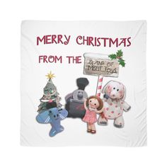 merry christmas from the movables fleece blanket