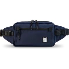 Keep your accessories and personal items conveniently on hand while on the go with our Tactics Collection Cross Body Waist Bag. This fanny pack for men and women features a main zipper compartment, 1 backwall zip pocket, and a front zippered pocket so that you can easily carry your small accessories everywhere that you want to go. Constructed with strong and sturdy 1680D ballistic weave fabric for long-lasting reliability, this running waist bag features a buckle strap which can be adjusted from 20 to 33 inches for individualized fit and comfort while out and about. Our belt pouches measure 11 W x 2 D x 6.5 H in inches, and weigh 1 lb. Blue Functional Portable Shoulder Bag, Functional Blue Shoulder Bag For Outdoor Activities, Functional Blue Shoulder Bag For Outdoor, Functional Blue Pouch Travel Accessories, Blue Chest Bag With Pockets For Outdoor Activities, Functional Blue Chest Bag For Outdoor, Multifunctional Blue Shoulder Bag With Cell Phone Pocket, Functional Blue Chest Bag With Zipper Pocket, Blue Rectangular Belt Bag For Travel