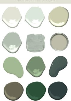 the different shades of paint that are used in this project