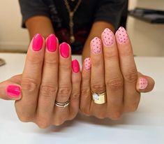 Teen Nails, Dot Nails, Edgy Nails, Summery Nails, Polka Dot Nails, Casual Nails, Dots Nails, Nail Jewelry