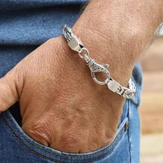 Solid Silver Bracelets for Men 925, 5/7mm - Size 6 to 9 in - VY Jewelry Silver Bracelets For Men, Solid Silver Bracelets, Boys Bracelets, Woven Bracelet, Woven Bracelets, Sale Price, Bracelet Sizes, Silver Bracelets, Solid 925 Sterling Silver