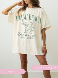 Let's have fun working together on these fully customizable bachelorette shirts! Whether you're a Martini girl who wants a "Martinis and Bikinis" theme, or a Coastal Cowgirl who is dreaming of a "Last Toast on The Coast" theme. I would love to collaborate with you to create the Bach merch of your dreams!  * P E R S O N A L I Z A T I O N  * ✺Refer to Personalization Text Bow to input your unique details. Please follow along with the format seen in the example underneath personalization box. ✺Elements: Refer to element pages within the listing photos. Please list the numbers associated with each element you would like. We can fit up to 4 elements per design. I am happy to send a draft of your design before sending to production. Please message me or leave an "order note" if you would like a Fitted Crew Neck Tops For Beach Season, Fitted Crew Neck T-shirt For Beach Season, Fitted Graphic Print T-shirt For Beach, Summer Crew Neck T-shirt For Bachelorette Party, Summer Crew Neck Tops For Bachelorette Party, Crew Neck Tops For Bachelorette Party In Summer, Summer Bachelorette Party T-shirt With Letter Print, White T-shirt For Bachelorette Party In Summer, Casual Summer T-shirt For Bachelorette Party