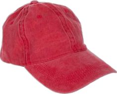 a red baseball cap on a white background