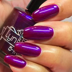 Capricious from the “Moira’s Words” Collection 5-free 15ml – LynBDesigns Christmas Nail Ideas Winter, Berry Nail Polish, Purple And Silver Nails, Emerald Green Nails, Nail Ideas Winter, Berry Nails, Silver Nail Designs, Witchy Nails, Christmas Nail Ideas