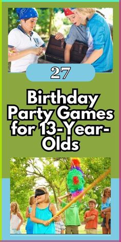 Make your teen's birthday unforgettable with **27 Birthday Party Games for 13-Year-Olds!** These fun and engaging activities are designed to keep everyone entertained while encouraging laughter and friendly competition. From classic games with a twist to creative challenges and team activities, these ideas will ensure your party is filled with excitement and memorable moments. Get ready to celebrate in style and make this birthday one to remember! 33rd Birthday, Relay Races, 27th Birthday, Scavenger Hunts, Minute To Win It, Fun Birthday Party, Birthday Party Games, Birthday Games, Epic Games