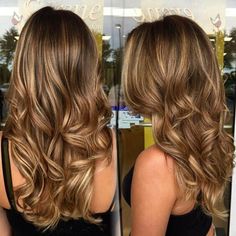 Human Hair Type: Brazilian Hair. Material: Human Hair. Cap's size: S/M/L ( Head circle length ). Item Type: Hair wig. Material Grade: Remy Hair. Net weight: 150g - 300 /Set. Balayage With Lowlights And Highlights, Long Hair W Layers, Bronze Brown Hair, Caramel Bronde