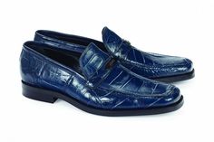 Mauri - 4692 Wonder Blue Alligator Body Loafer Skin: Alligator Style: 4692 Color: Wonder Blue This product is a ‘custom order’ provided by collaboration with Dudes Boutique & Mauri. Prior to sending this item to you, we will inspect it for quality purposes. Please allow an additional *2-3 Months* before receiving your item as it is specially made. Mauri is one of the trend setters left in the exotic skin business. As seen on TV & multiple celebrities Mauri brings not only fashion but hig Luxury Blue Loafers For Semi-formal Occasions, Luxury Semi-formal Blue Loafers, Luxury Blue Loafers For Business, Luxury Blue Business Loafers, Designer Blue Loafers For Business, Luxury Blue Slip-on Loafers, Blue Moc Toe Loafers For Formal Occasions, Blue Luxury Loafers For Galas, Luxury Blue Loafers For Galas