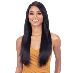 STRAIGHT 24 INCH - Shake-N-Go Girl Friend Virgin Human Hair 5" HD Lace Front Wig

Color Shown : Natural 

Hair Length : 24"

Hair Style : Straight

Overview:

Girlfriend Straight 24" is a high-density 100% human hair unit with soft blendable ear to ear HD lace, pre-plucked hairline and a 5" part! Dye it, bleach it, perm it! Curl Cut, Grey Hair Pieces, Crochet Braids Twist, Senegalese Twist Braids, Hair Unit, Remy Hair Wigs, Remy Hair Weave, Synthetic Lace Wigs, Hair Mousse