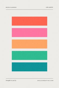 color palette | pink | yellow | summer | rainbow | mint green | blue | orange |pastel Summer Vibes Color Palette, Pop Art Colour Palette, City Pop Color Palette, Bright Colour Palette Inspiration, Bright Retro Color Palette, Pop Color Palette, Neon Color Scheme, Memory Architecture