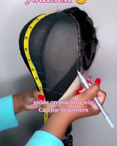 Skull Cap Wig Hairstyles, Hair Care Business, Human Wigs, Stitch Braids, Bead Embroidery Tutorial, Embroidery Tutorial, Wig Making, Embroidery Tutorials, Wig Cap