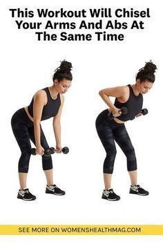 a woman doing the same squat with dumbbells