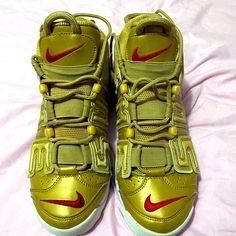 Nike Supreme Air More Uptempo “Suptempo” Shoes. Size 8. Worn And Has Some Flaws From Wear Supreme Shoes, Shoes Nike, Mens Shoes Sneakers, Nike Shoes, Men's Shoes, Shoes Sneakers, Man Shop, Nike, Sneakers