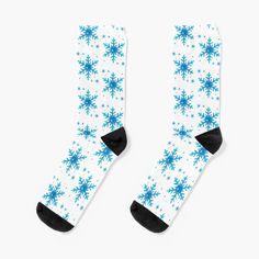 "Christmas Snowflakes 2020 A2" Socks by HikariTFA | Redbubble Snowflakes Design, Santa Socks, Diy Blocks, Funny Travel, Mugs Design