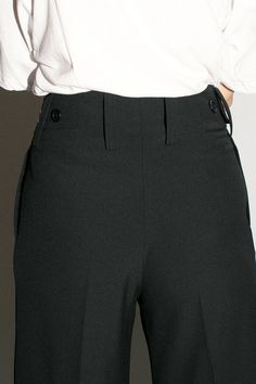 Wide leg trousers with a double knife pleat detail and side seam pockets. Mid-weight fabric with a little stretch. 68% polyester, 29% viscose, 3% elastane. Size up for a more relaxed fit. Ella is 6' tall, 36" bust, 26" waist, 36" hip, and is wearing a size XS. Knife Pleat, Slow Fashion Brands, French Girls, Bottom Clothes, Wide Leg Trousers, Slow Fashion, Fashion Brand, Casual Pants, Wide Leg