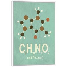 a poster with the name chno caffeine on it