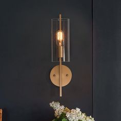 Gold Sconces, Sconces Living Room, Sconces Bedroom, Bathroom Sconces, Modern Wall Sconces, Lighting Products, Gold Walls, Light Sconces, Bathroom Vanity Lighting