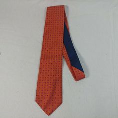 Good Condition, please see photos for exact details. Orange Business Tie, Orange Standard Tie For Business, Orange Standard Business Tie, Orange Formal Suit And Tie Accessories, Mens Tie, Ties Mens, Silk Ties, Orange Red, Tommy Hilfiger