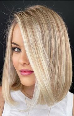 Long Bob Blonde, Bob Haircut For Fine Hair, Long Bob Haircuts, Lob Hairstyle, Lob Haircut, Bob Hairstyles For Fine Hair, Hairstyle Look, Long Bob Hairstyles