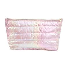 Return Policy Fast Delivery Trusted seller Hiroyuki Quilted Makeup Bag for Women Extra Large Holographic Puffer Cosmetic Bag Iridescent Zipper Toiletry Bag Travel Pouch for Women Skincare Organizer Bag (Pink 2) Product Description 【Premium Quality】: Our holographic puffer-style makeup bag is crafted from high-quality puffer material with a reflective, iridescent metallic surface. The purple hue and glossy finish give it a chic, futuristic look while providing a soft, padded feel that is both com Skincare Organization, Toiletry Bag Travel, Skin Care Women, Purple Hues, Beauty Essentials, Toiletry Bag, Pink Bag, Bago