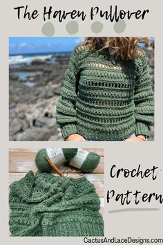 crochet pattern for the haven pullover