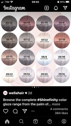 Silver Hair Color Formula, Hair Color Chart