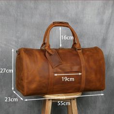 Leather Duffle Bag Pattern, Mens Leather Bags, Weekender Bag Men, Leather Duffle Bag Men, Mens Duffle Bag, Mens Bag, Traveling Bag, Leather Bag Design, Leather Duffel Bag