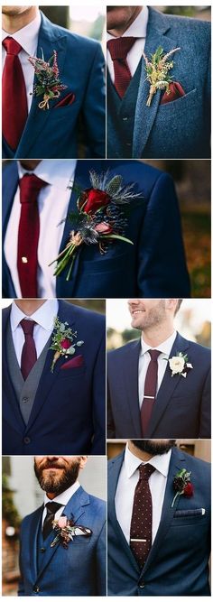 a man wearing a suit and tie with flowers in his lapel flower boutonniere