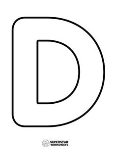 the letter d is for superstar worksheets coloring pages free printable alphabet letters