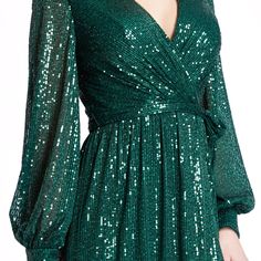 Silhouette: Beach Neckline: V-neck Waist: Natural Hemline/Train: Knee-Length Sleeve Length: Full Embellishments: Sequin Back Details: Zipper Fully Lined: Yes Built-In Bra: Yes Boning: No Fabric: Sequin Model: 161004 Green V-neck Dress With Surplice Neckline For Evening, Holiday Bridesmaid V-neck Dress, Green V-neck Sequin Dress, Holiday Evening V-neck Dress, Green V-neck Party Dress With Surplice Neckline, Green Wrap V-neck Party Dress, Green V-neck Dress With Surplice Neckline For Party, Green V-neck Surplice Dress For Evening, Green Sequin V-neck Dress