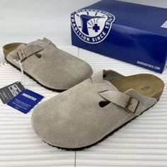 Brand New Birks Birkenstocks Clogs, Birkenstock Clog, Birkenstock Clogs, Men Birkenstock, Shoes Birkenstock, Birkenstock Shoes, Us Man, Slip Ons, Loafer Shoes