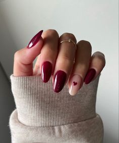 Trendy Christmas Nails, Red And White Nails, Simple Fall Nails, January Nails, Radiant Beauty, Smink Inspiration