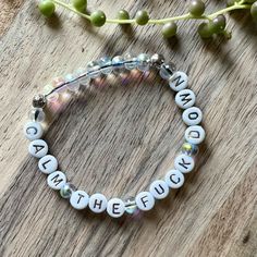 Our Standard Sizes Of 7 For Women And 9 For Men Ensure A Perfect Fit, And We Welcome Customizations, Allowing You To Create A Truly Unique Piece That Resonates With Your Style And Story. Please Note That The Actual Colors Of The Letters And Beads May Vary With Each Bracelet.