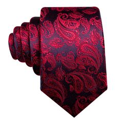 Brand: Barry Wang Material: 100% Silk What You Get: Same design Tie, Pocket Square & Cufflinks? Size: Necktie in 63" Length & 2.76" width at the tip, pocket square in 9"x 9"size Quality: Barry Wang Focus on Ties for Many Years, Good Quality Interlining Makes Our Ties Weighted and Elastic, Which are Easily Designed for A Perfect Knot.For More Quality Stylish Ties with Unbeatable Price, Please Click Our shop to Check More.With So Much Choice and Impeccable Quality, There's No Excuse Not to Have A Red Ties For Father's Day, Red Business Ties For Father's Day, Elegant Red Neckwear For Gift, Elegant Red Neckwear As A Gift, Classic Red Suit And Tie Accessories, Red Tie For Father's Day Gift, Classic Adjustable Red Suit And Tie Accessories, Fitted Red Neckwear For Gift, Red Fitted Neckwear For Gift