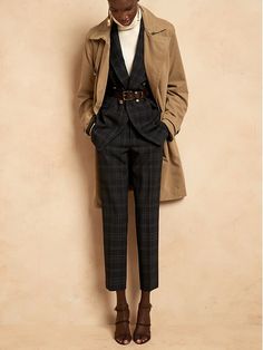 Slim Fit Ankle-length Dress Pants For Fall, Fall Business Slim Fit Bottoms, Wool Dress Pants For Fall Workwear, Slim Fit Business Casual Pants For Fall, Business Pants For Fall, Timeless Trousers For Fall, Timeless Straight Pants For Fall, Slim Fit Business Pants For Fall, Business Slim Fit Pants For Fall