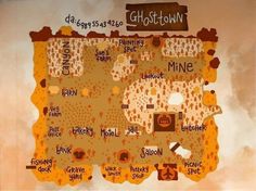 a map of the ghosttown area