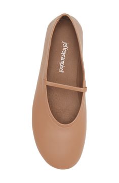 Soft leather lines this elegant ballet flat featuring a single midfoot strap arcing across the minimalist silhouette. Synthetic upper/leather lining/synthetic sole Imported Ballet Flats With Leather Sole And Low Heel, Fitted Almond Toe Ballet Flats With Rubber Sole, Leather Ballet Flats With Flat Heel, Slip-on Leather Footbed Closed Toe Ballet Flats, Ballet Flats With Removable Insole And Almond Toe, Slip-on Ballet Flats With Removable Insole And Almond Toe, Fitted Leather Ballet Flats, Spring Leather Footbed Ballet Flats With Closed Toe, Spring Ballet Flats With Leather Footbed And Almond Toe