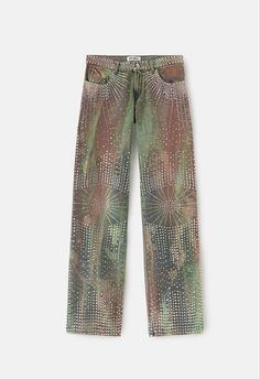 Pants Colorful, Cropped Sweaters, Bra For Women, Pants Green, The Attico, Long Trousers, Cotton Embroidery, Shirt Skirt, Winter Looks