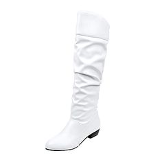 Category:Boots; Upper Materials:PU Leather; Season:Winter; Heel Type:Chunky Heel; Gender:Women's; Toe Shape:Round Toe; Type:Knee High Boots; Style:Minimalism; Heel Height(inch):3-4; Occasion:Daily; Closure Type:Loafer; Pattern:Solid Colored; Listing Date:09/05/2022; 2024 Trends:Slouchy Boots,Plus Size; Foot Length:; Foot Width:; SizeChart1_ID:2:179840; US Size:null; UK Size:14.5; EU Size:50 Knee High Boots Low Heel, White High Boots, White Knee High Boots, Ladies Long Boots, Boots Low Heel, Female Biker, Popular Boots, Black High Boots, Slouchy Boots