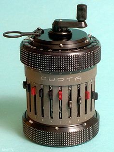 an old camera lens with some sort of device attached to it's holder and clippings