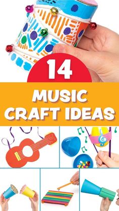 We have some musical instruments crafts that will really get you singing! CLICK TO EXPLORE! diy instrument music crafts music activities kids instrument Music Craft Ideas, Diy Instrument, Kids Instruments, Instrument Craft, Create Music, Instrument Music, Diy Instruments, Music Crafts