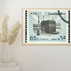 Kaaba Postage 24" x 16" (60x40 cm) Beautiful Photo, Personal Touch